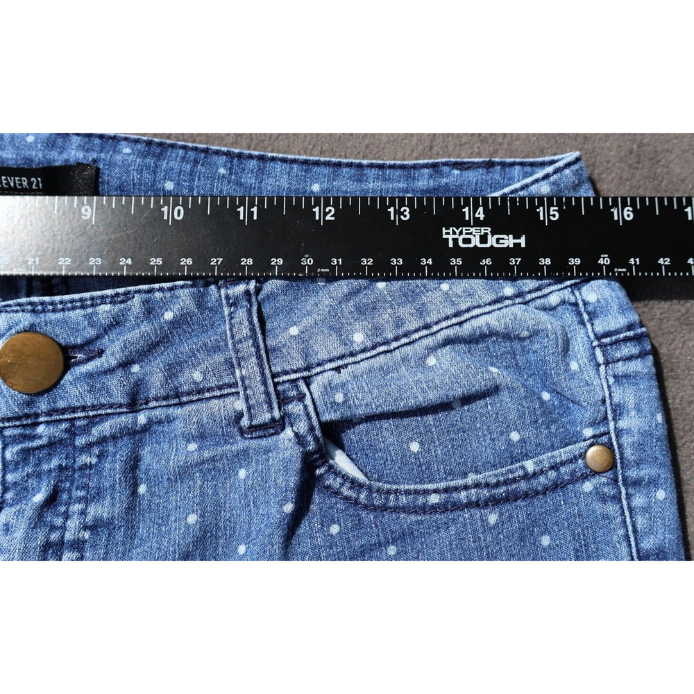 Forever 21 Womens Size 29‎ Denim Jeans Skinny Ankle Pants Blue Stretch Med Wash - Picture 7 of 12